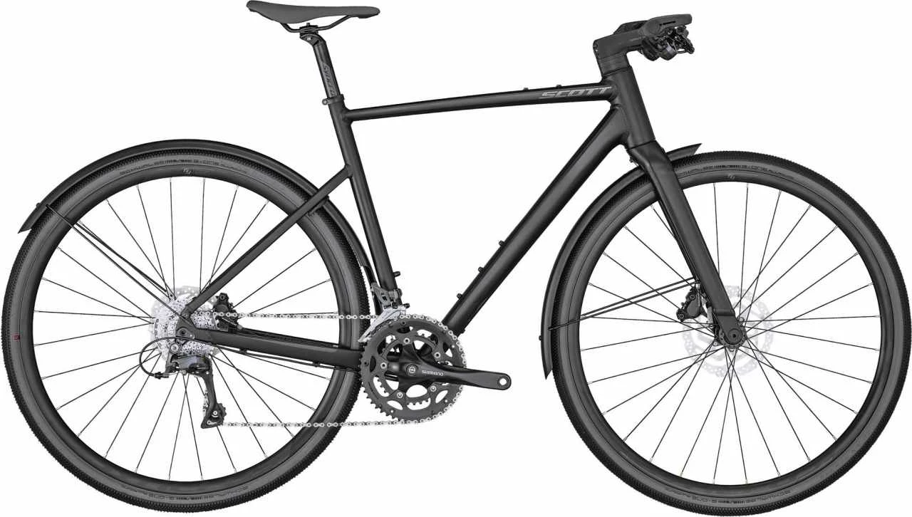 Scott Metrix 30 EQ Matt Black / Black Brushed Vélo Fitness Homme 3 Scott Metrix 30 EQ Matt Black / Black Brushed Vélo Fitness Homme