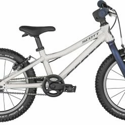 Scott Scale RC 160 Cool Raw Alloy / Blue Vélo Enfant 16 Pouces