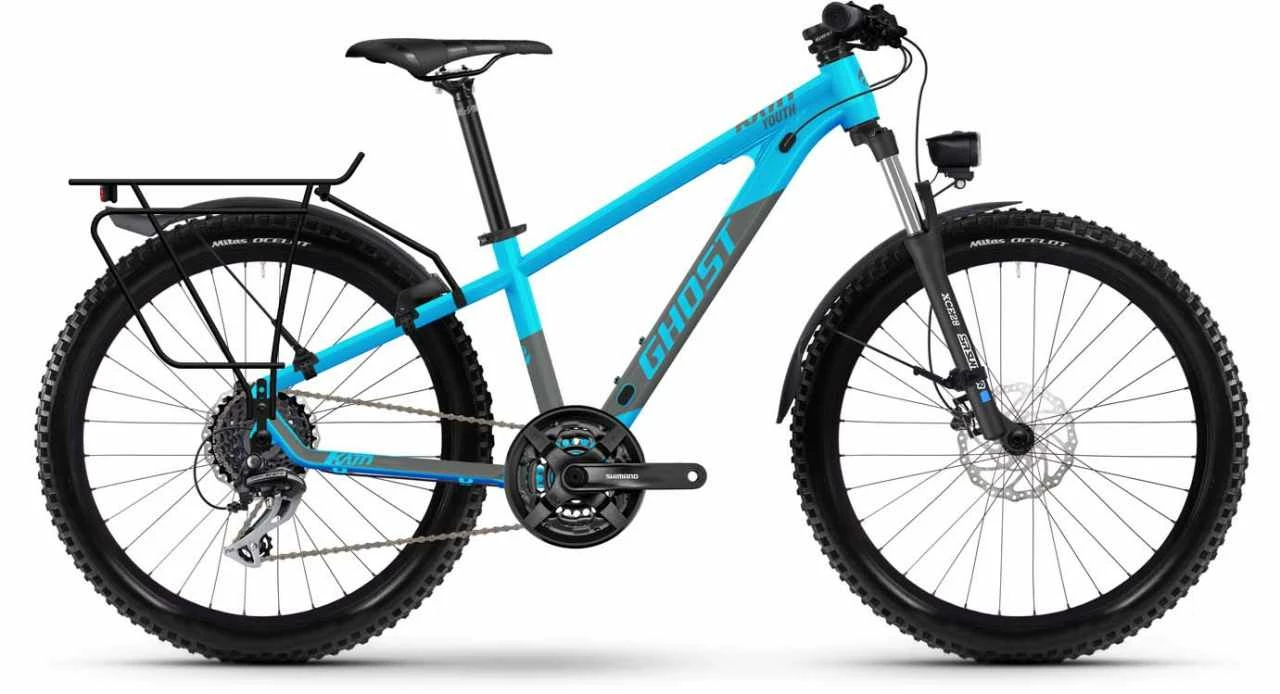 Ghost Kato Youth EQ Bright Blue / Black VTT Semi-rigide 3 Ghost Kato Youth EQ Bright Blue / Black VTT Semi-rigide