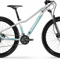 Ghost Lanao Youth Pearl White Crystal / Blue Green VTT Semi-rigide Femme