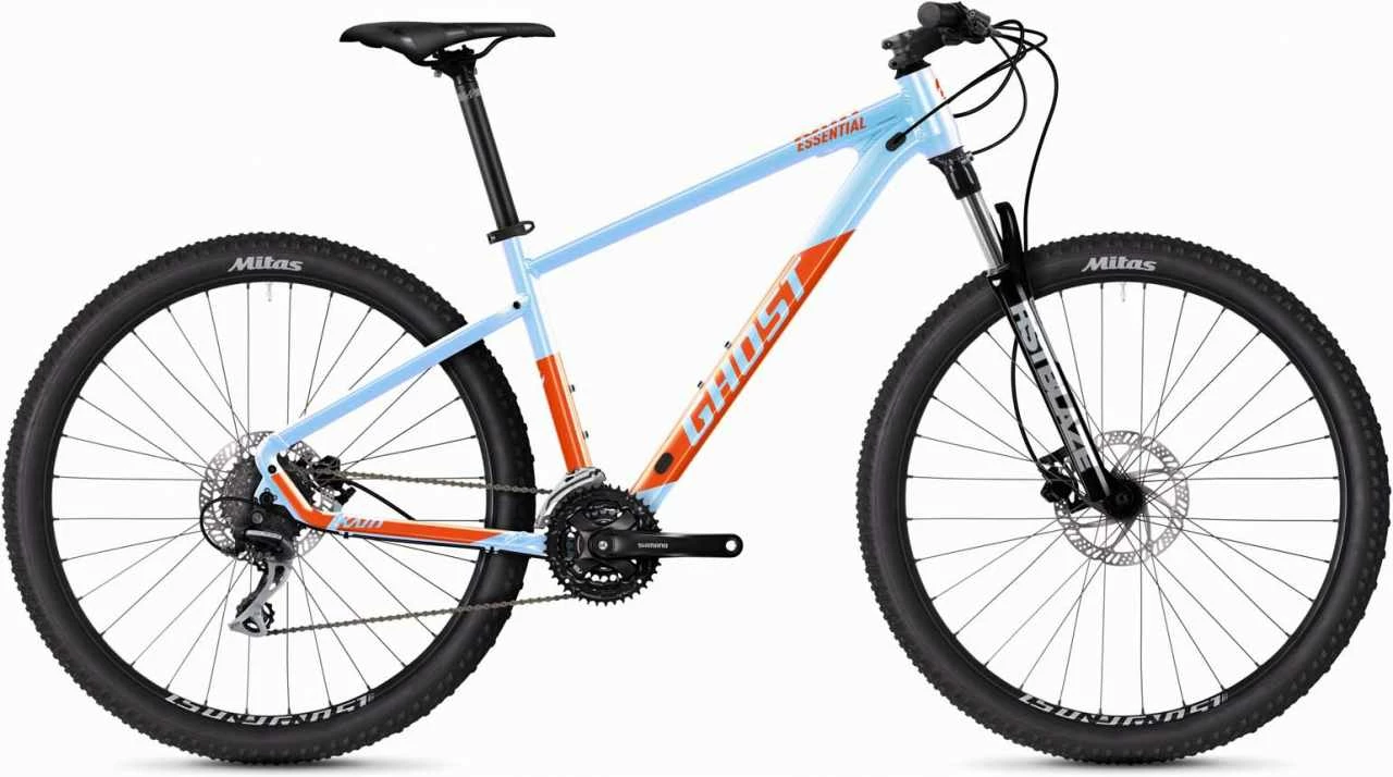 Ghost Kato Essential 27.5 AL Baby Blue Pearl / Dark Orange Glossy VTT Semi-rigide 3 Ghost Kato Essential 27.5 AL Baby Blue Pearl / Dark Orange Glossy VTT Semi-rigide