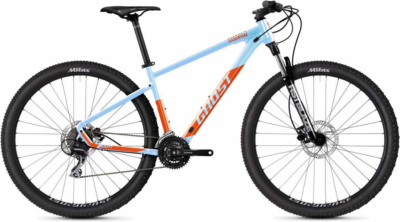 Ghost Kato Essential 29 AL Baby Blue Pearl / Dark Orange Glossy VTT Semi-rigide 3 Ghost Kato Essential 29 AL Baby Blue Pearl / Dark Orange Glossy VTT Semi-rigide