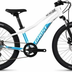 Ghost Kato 20 Full Party Pearl White / Bright Blue Glossy Vélo Enfant 20 Pouces