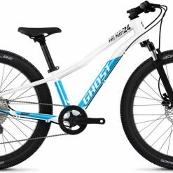 Ghost Kato 24 Full Party Pearl White / Bright Blue Glossy Vélo Enfant 24 Pouces